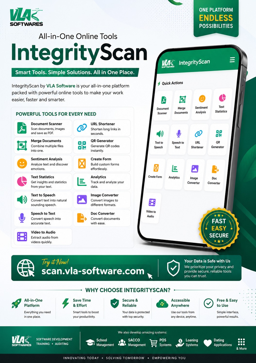 Introducing IntegrityScan: Your All-in-One Digital Productivity Platform